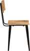 vidaXL - Eetkamerstoelen - 2 - st - 44x40x80 - cm - massief - mangohout