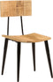 vidaXL - Eetkamerstoelen - 2 - st - 44x40x80 - cm - massief - mangohout