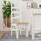 vidaXL - Eetkamerstoelen - 2 - st - Corona - 42x47x107 - cm - grenenhout - wit