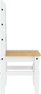 vidaXL - Eetkamerstoelen - 2 - st - Corona - 42x47x107 - cm - grenenhout - wit
