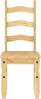 vidaXL - Eetkamerstoelen - 2 - st - Corona - 42x47x107 - cm - grenenhout