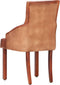 vidaXL - Eetkamerstoelen - 2 - st - echt - geitenleer - bruin
