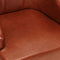 vidaXL - Eetkamerstoelen - 2 - st - echt - geitenleer - bruin