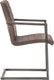 vidaXL - Eetkamerstoelen - 2 - st - echt - leer - bruin