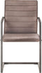 vidaXL - Eetkamerstoelen - 2 - st - echt - leer - bruin
