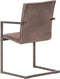 vidaXL - Eetkamerstoelen - 2 - st - echt - leer - bruin