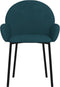 vidaXL - Eetkamerstoelen - 2 - st - fluweel - blauw