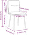 vidaXL - Eetkamerstoelen - 2 - st - fluweel - blauw