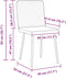 vidaXL - Eetkamerstoelen - 2 - st - fluweel - blauw