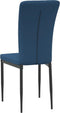 vidaXL - Eetkamerstoelen - 2 - st - fluweel - blauw