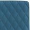 vidaXL - Eetkamerstoelen - 2 - st - fluweel - blauw