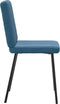 vidaXL - Eetkamerstoelen - 2 - st - fluweel - blauw