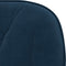 vidaXL - Eetkamerstoelen - 2 - st - fluweel - blauw
