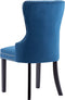 vidaXL - Eetkamerstoelen - 2 - st - fluweel - blauw