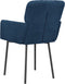 vidaXL - Eetkamerstoelen - 2 - st - fluweel - blauw