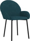vidaXL - Eetkamerstoelen - 2 - st - fluweel - blauw