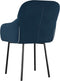 vidaXL - Eetkamerstoelen - 2 - st - fluweel - blauw
