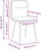 vidaXL - Eetkamerstoelen - 2 - st - fluweel - bruin