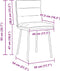 vidaXL - Eetkamerstoelen - 2 - st - fluweel - bruin
