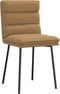 vidaXL - Eetkamerstoelen - 2 - st - fluweel - bruin