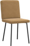 vidaXL - Eetkamerstoelen - 2 - st - fluweel - bruin