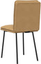 vidaXL - Eetkamerstoelen - 2 - st - fluweel - bruin