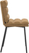 vidaXL - Eetkamerstoelen - 2 - st - fluweel - bruin