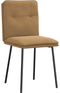 vidaXL - Eetkamerstoelen - 2 - st - fluweel - bruin