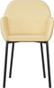 vidaXL - Eetkamerstoelen - 2 - st - fluweel - crèmekleurig