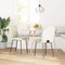 vidaXL - Eetkamerstoelen - 2 - st - fluweel - crèmekleurig
