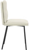 vidaXL - Eetkamerstoelen - 2 - st - fluweel - crèmekleurig