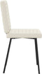 vidaXL - Eetkamerstoelen - 2 - st - fluweel - crèmekleurig