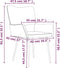 vidaXL - Eetkamerstoelen - 2 - st - fluweel - donkergrijs