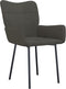 vidaXL - Eetkamerstoelen - 2 - st - fluweel - donkergrijs