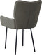 vidaXL - Eetkamerstoelen - 2 - st - fluweel - donkergrijs