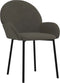 vidaXL - Eetkamerstoelen - 2 - st - fluweel - donkergrijs