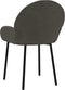 vidaXL - Eetkamerstoelen - 2 - st - fluweel - donkergrijs