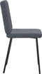 vidaXL - Eetkamerstoelen - 2 - st - fluweel - donkergrijs