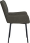 vidaXL - Eetkamerstoelen - 2 - st - fluweel - donkergrijs