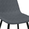 vidaXL - Eetkamerstoelen - 2 - st - fluweel - donkergrijs