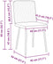 vidaXL - Eetkamerstoelen - 2 - st - fluweel - donkergroen