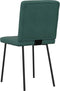 vidaXL - Eetkamerstoelen - 2 - st - fluweel - donkergroen