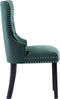 vidaXL - Eetkamerstoelen - 2 - st - fluweel - donkergroen