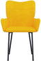 vidaXL - Eetkamerstoelen - 2 - st - fluweel - geel