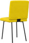 vidaXL - Eetkamerstoelen - 2 - st - fluweel - geel