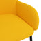 vidaXL - Eetkamerstoelen - 2 - st - fluweel - geel