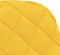 vidaXL - Eetkamerstoelen - 2 - st - fluweel - geel