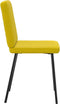 vidaXL - Eetkamerstoelen - 2 - st - fluweel - geel