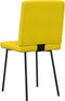 vidaXL - Eetkamerstoelen - 2 - st - fluweel - geel