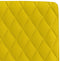 vidaXL - Eetkamerstoelen - 2 - st - fluweel - geel